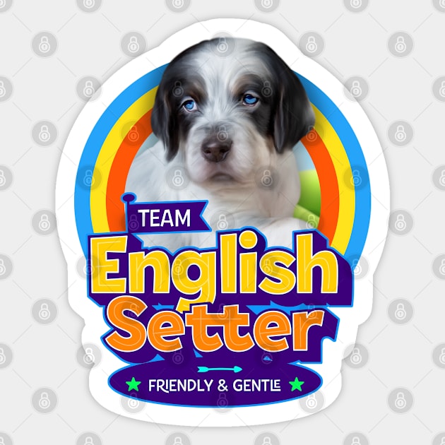 English Setter Sticker by Puppy & cute